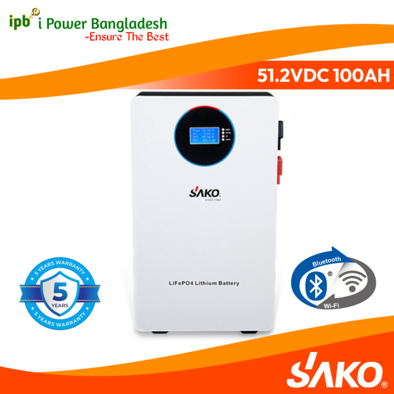 SAKO 51.2V 100Ah Lithium Lifepo4 Battery
